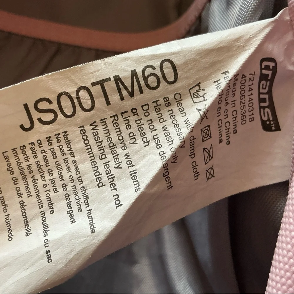 Jansport Light Pink Backpack with Front Pocket